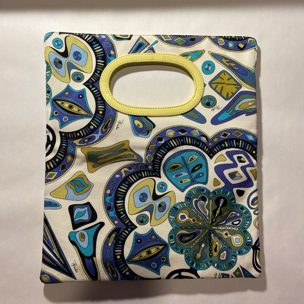 Vintage 1970’s Emilio Pucci fold over patterned purse
